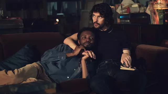 Sam Young und seine verflossene Liebe Michael | Foto: Ludovic Robert/Netflix