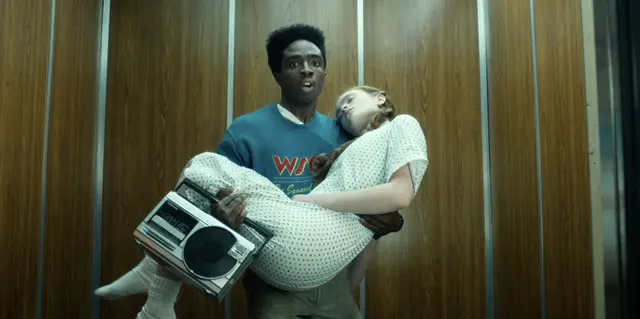  Caleb McLaughlin (Lucas Sinclair) und Sadie Sink (Max Mayfield) in "Stranger Things" | Foto: 2025 Netflix, Inc.