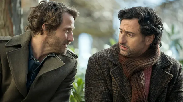 David Rott (Erik) und Serkan Kaya (Cem) in "Alphamännchen" | Foto: 2025 Netflix, Inc.