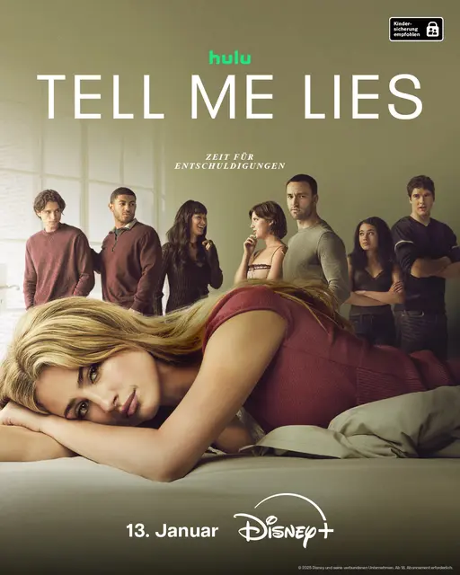 "Tell Me Lies" kehrt mit neuen Folgen zu Disney+ zurück. Zum Auftakt am 13. Januar gibt es direkt drei neue Episoden. | Foto: Disney+ / Hulu