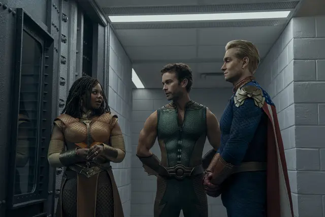 Kann Homelander (rechts) noch aufgehalten werden? "The Boys" Staffel 5 steuert auf das große Finale zu. | Foto: Jasper Savage/Prime