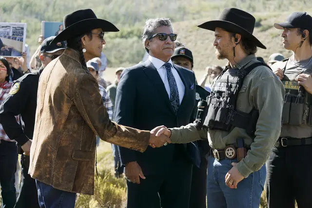 Szene aus "Marshals" Staffel 1, jetzt auf Paramount+ streamen. | Foto: Paramount+