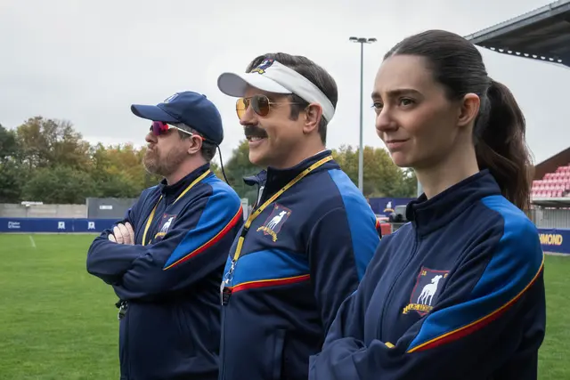 Ted hat in Staffel 4 von „Ted Lasso“ eine neue Aufgabe in London. | Foto: Apple TV