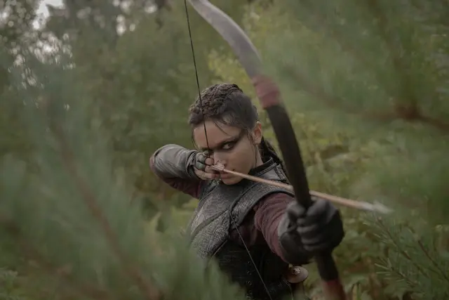 Annie Shapero als Black Aly in „House of the Dragon“ Staffel 3. | Foto: Theo Whiteman/HBO